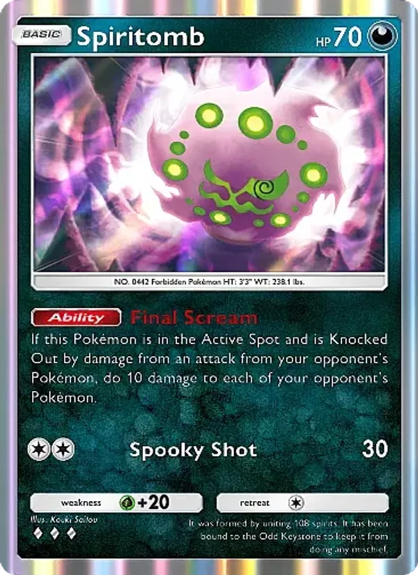 Spiritomb — Fantastical Parade #103 (Pokémon TCG card)