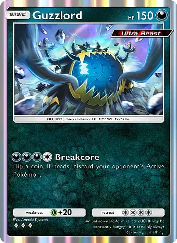 Guzzlord — Fantastical Parade #109 (Pokémon TCG card)
