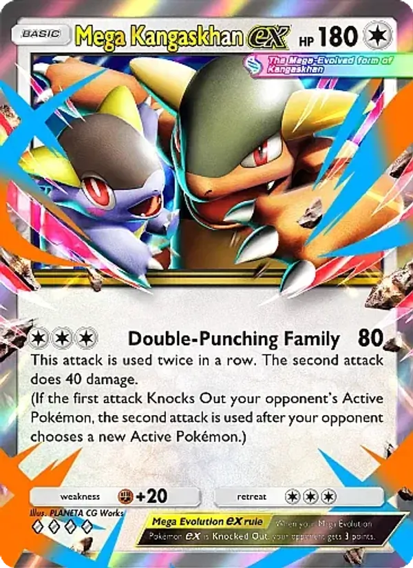 Mega Kangaskhan ex — Fantastical Parade #127 (Pokémon TCG card)