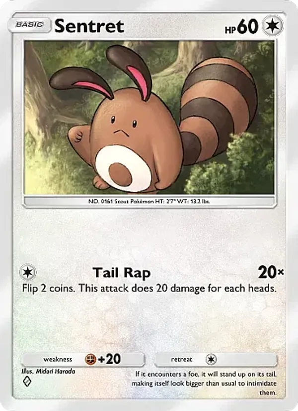 Sentret — Fantastical Parade #128 (Pokémon TCG card)