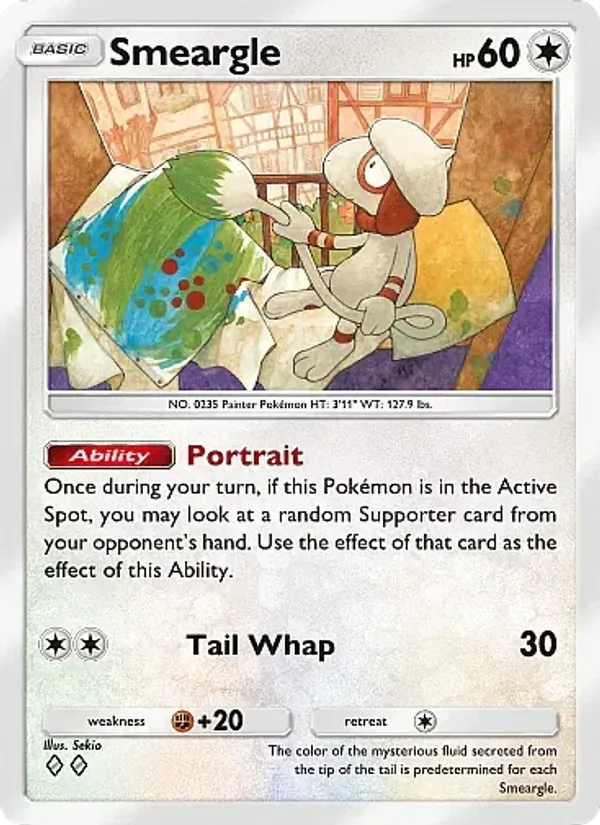 Smeargle — Fantastical Parade #130 (Pokémon TCG card)