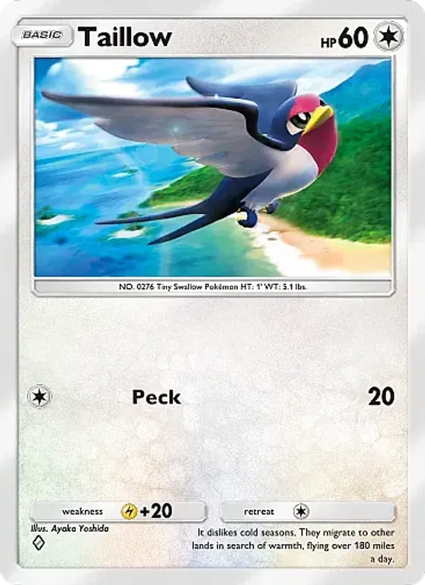 Taillow — Fantastical Parade #132 (Pokémon TCG card)