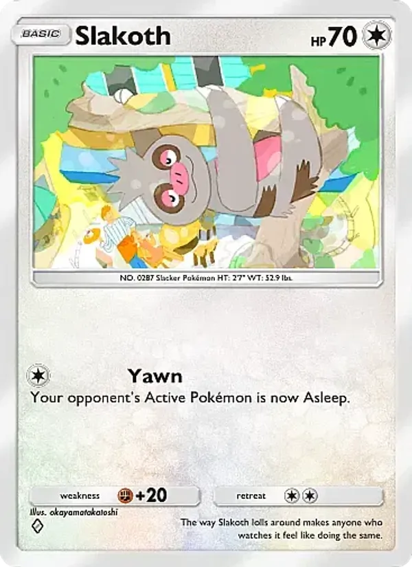 Slakoth — Fantastical Parade #134 (Pokémon TCG card)