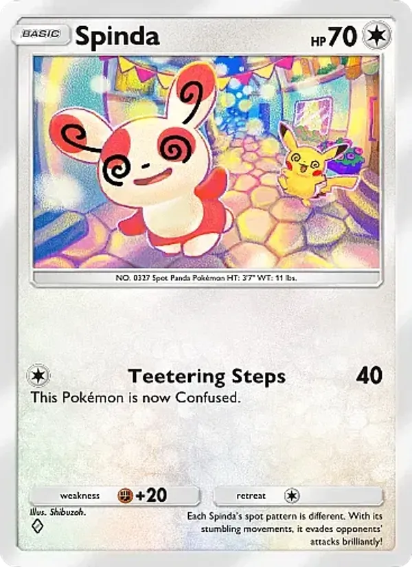 Spinda — Fantastical Parade #137 (Pokémon TCG card)