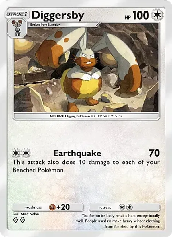 Diggersby — Fantastical Parade #140 (Pokémon TCG card)