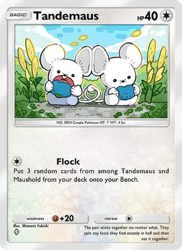 Tandemaus — Fantastical Parade #142 (Pokémon TCG card)