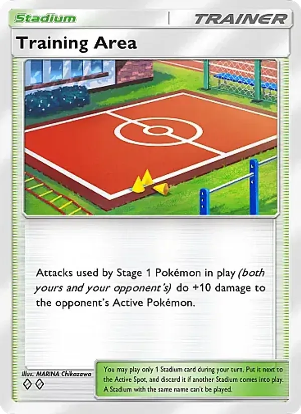 Training Area — Fantastical Parade #153 (Pokémon TCG card)