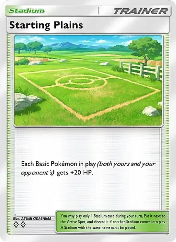 Starting Plains — Fantastical Parade #154 (Pokémon TCG card)