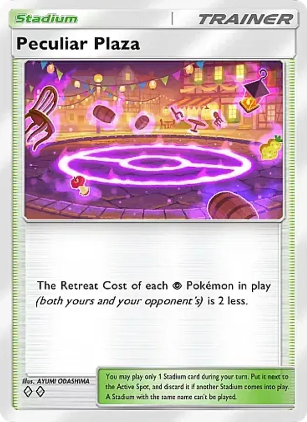 Peculiar Plaza — Fantastical Parade #155 (Pokémon TCG card)
