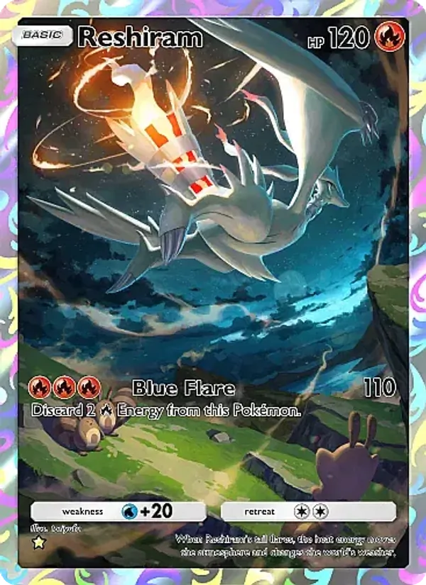 Reshiram — Fantastical Parade #160 (Pokémon TCG card)