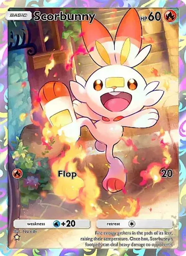 Scorbunny — Fantastical Parade #162 (Pokémon TCG card)