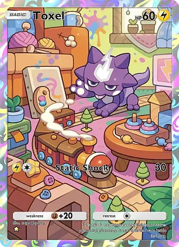 Toxel — Fantastical Parade #166 (Pokémon TCG card)