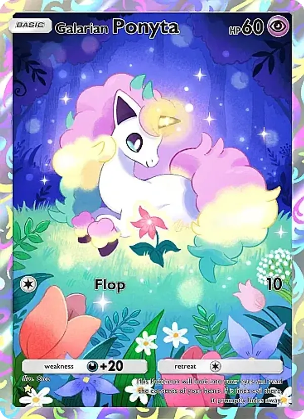 Galarian Ponyta — Fantastical Parade #167 (Pokémon TCG card)
