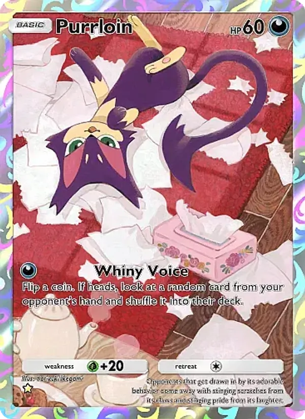 Purrloin — Fantastical Parade #174 (Pokémon TCG card)