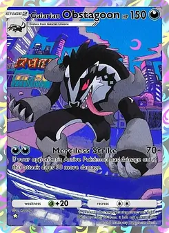 Galarian Obstagoon (Fantastical Parade #176)