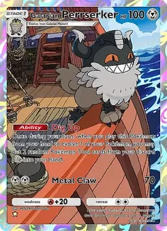 Galarian Perrserker (Fantastical Parade #177)