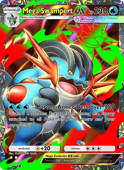 Mega Swampert ex (Fantastical Parade #183)