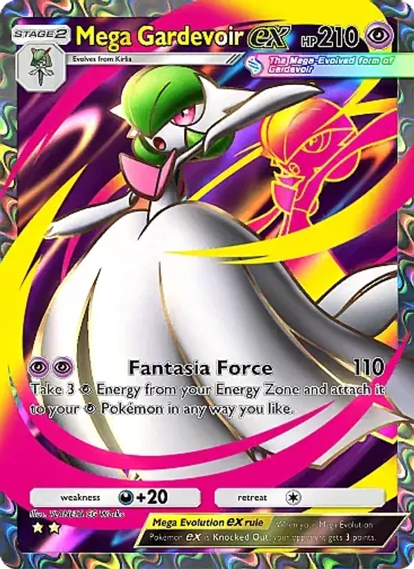 Mega Gardevoir ex — Fantastical Parade #185 (Pokémon TCG card)