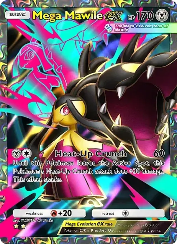Mega Mawile ex — Fantastical Parade #188 (Pokémon TCG card)
