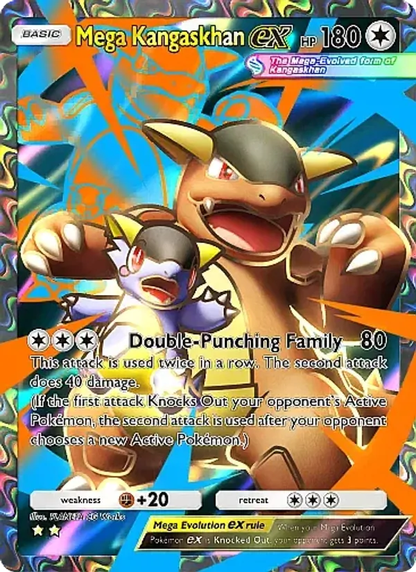 Mega Kangaskhan ex — Fantastical Parade #189 (Pokémon TCG card)