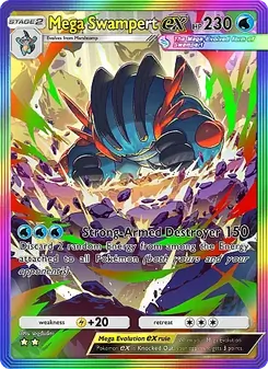 Mega Swampert ex (Fantastical Parade #197)
