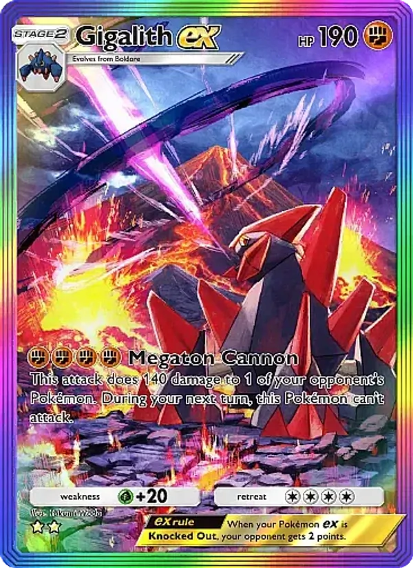 Gigalith ex — Fantastical Parade #200 (Pokémon TCG card)