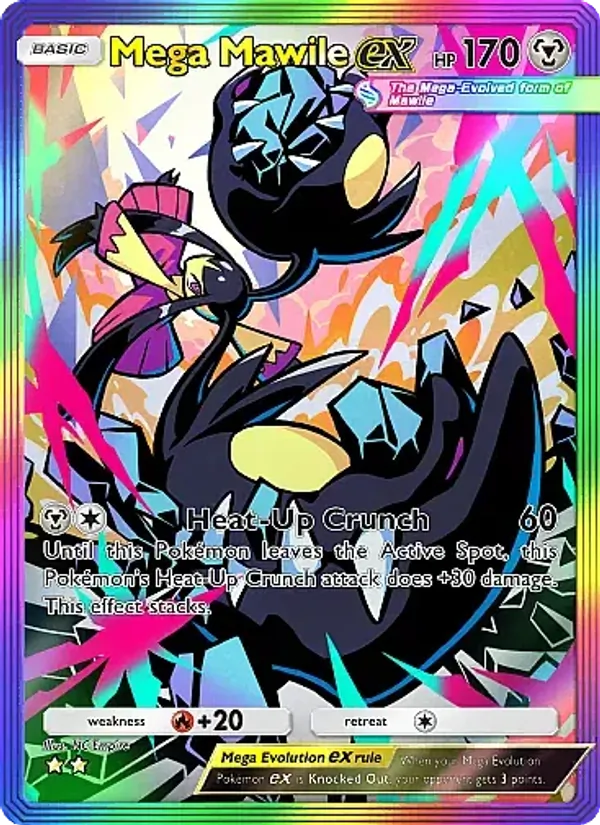 Mega Mawile ex — Fantastical Parade #201 (Pokémon TCG card)