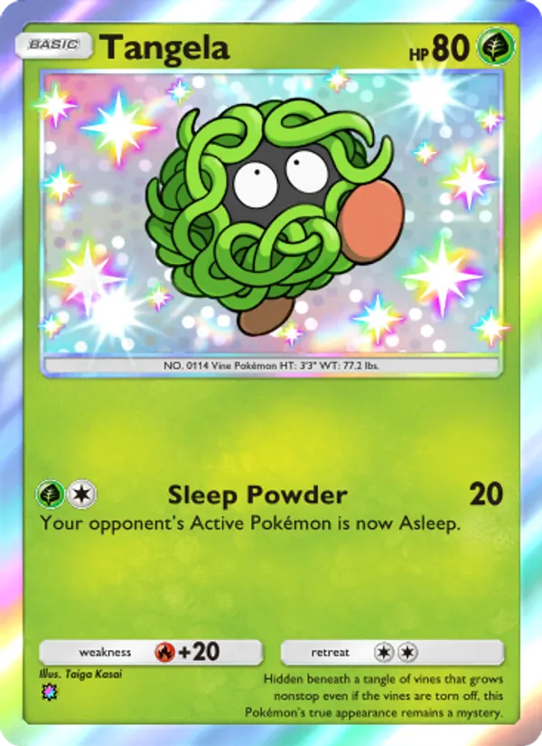 Tangela — Fantastical Parade #205 (Pokémon TCG card)