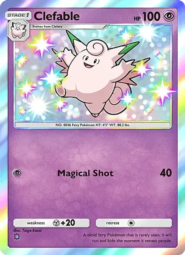 Clefable — Fantastical Parade #215 (Pokémon TCG card)
