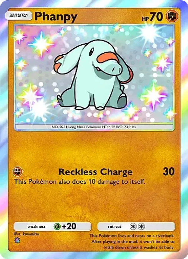 Phanpy — Fantastical Parade #222 (Pokémon TCG card)