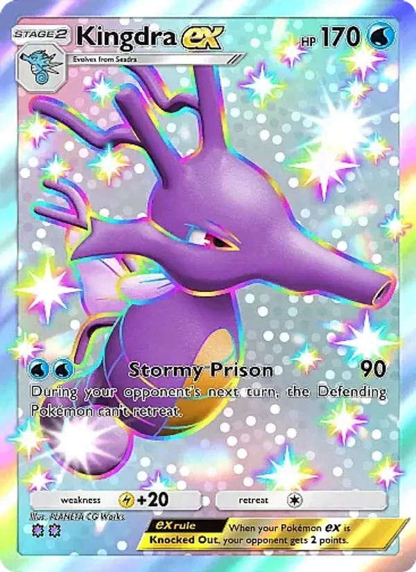 Kingdra ex — Fantastical Parade #227 (Pokémon TCG card)
