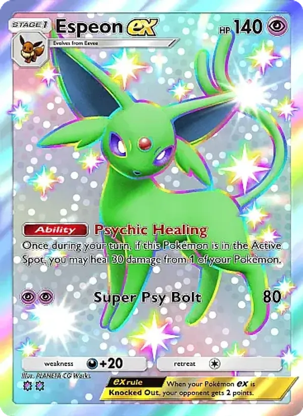 Espeon ex — Fantastical Parade #228 (Pokémon TCG card)