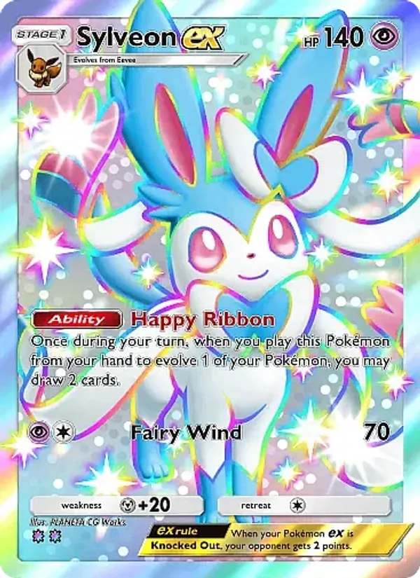 Sylveon ex — Fantastical Parade #229 (Pokémon TCG card)