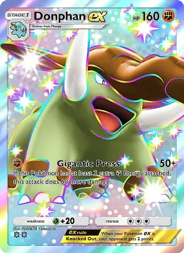 Donphan ex — Fantastical Parade #230 (Pokémon TCG card)