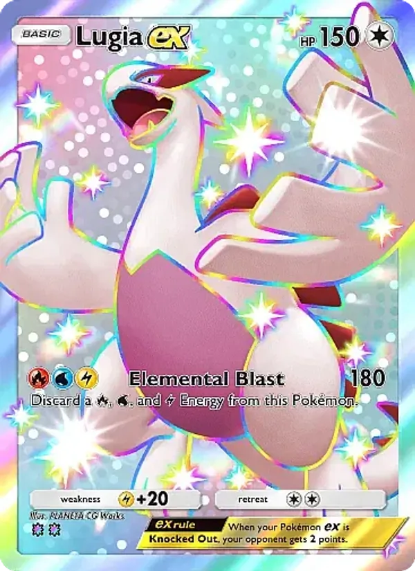 Lugia ex — Fantastical Parade #232 (Pokémon TCG card)