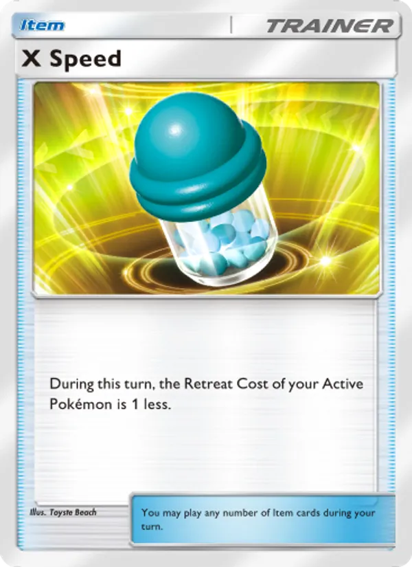 X Speed — Promos-A #002 (Pokémon TCG card)