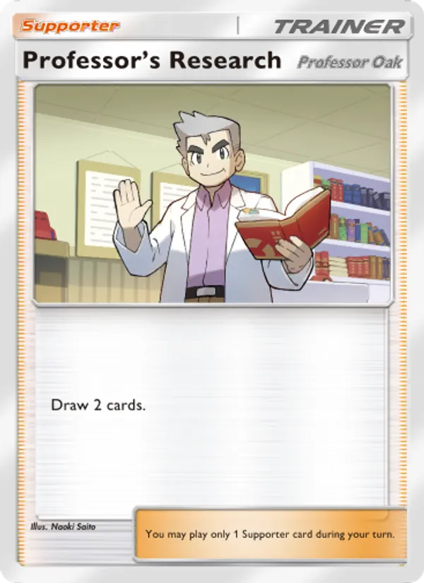 Professor's Research — Promos-A #007 (Pokémon TCG card)