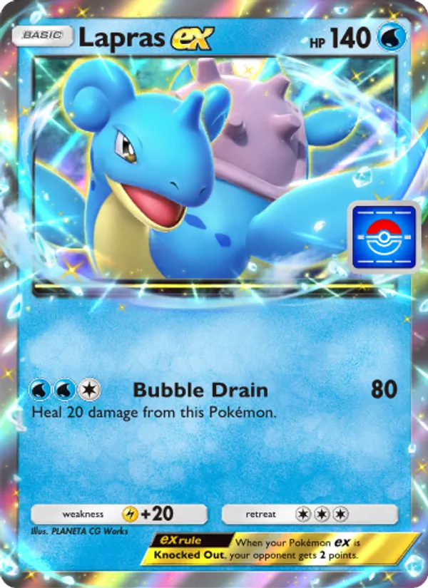 Lapras ex — Promos-A #014 (Pokémon TCG card)