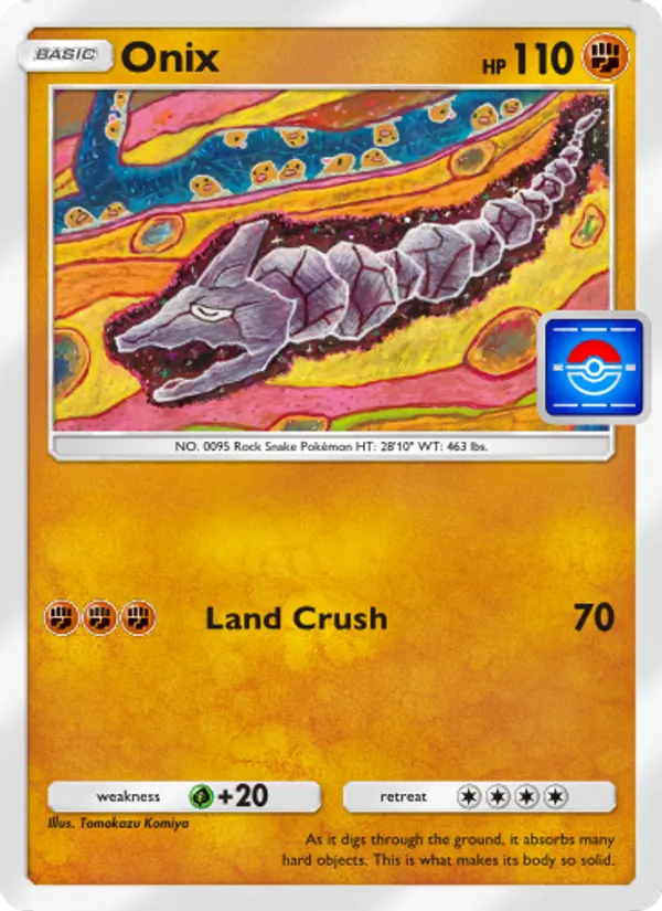 Onix — Promos-A #021 (Pokémon TCG card)