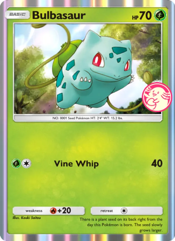 Bulbasaur — Promos-A #023 (Pokémon TCG card)