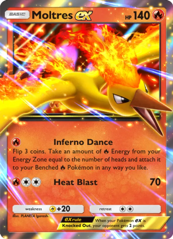 Moltres ex — Promos-A #025 (Pokémon TCG card)