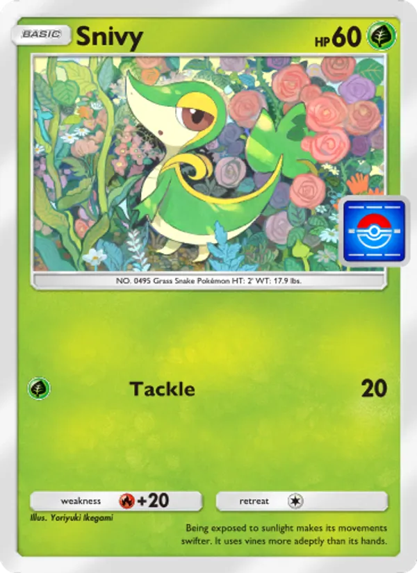 Snivy — Promos-A #027 (Pokémon TCG card)