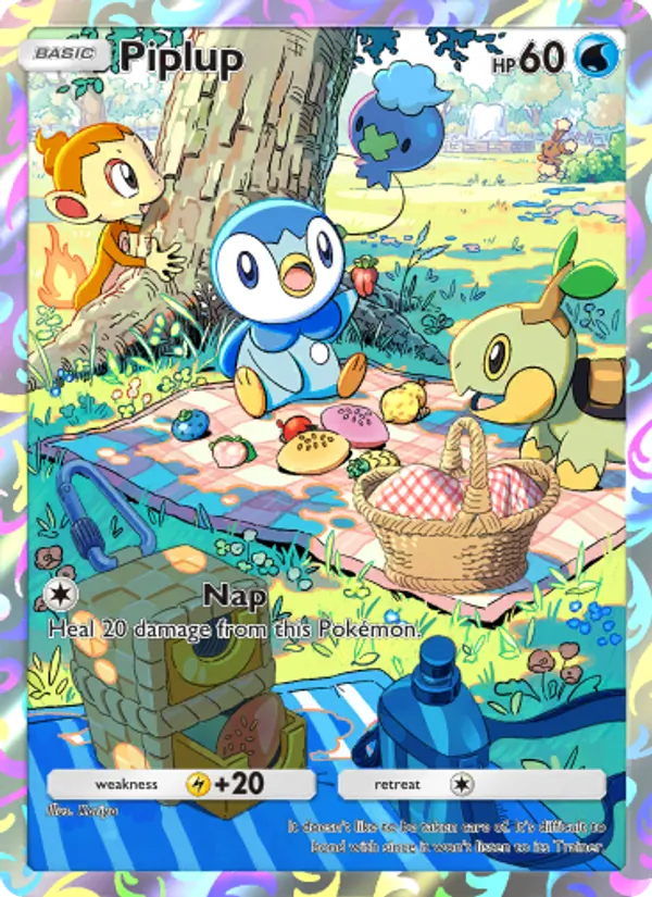 Piplup — Promos-A #034 (Pokémon TCG card)