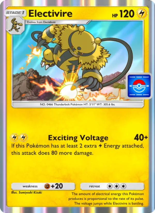 Electivire — Promos-A #036 (Pokémon TCG card)