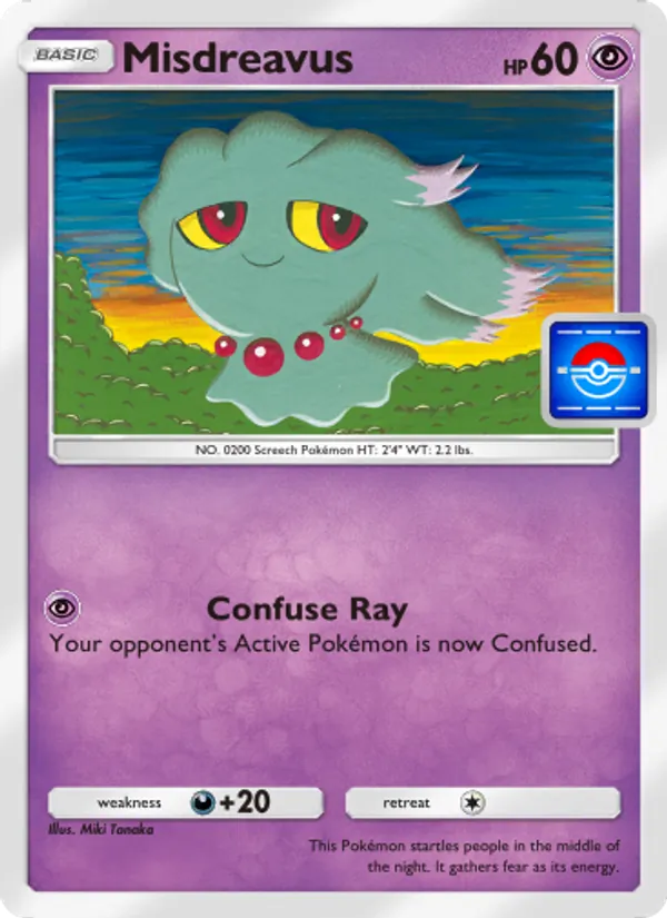 Misdreavus — Promos-A #038 (Pokémon TCG card)