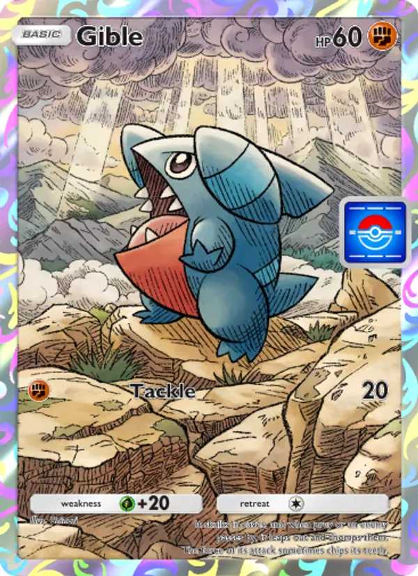 Gible — Promos-A #046 (Pokémon TCG card)