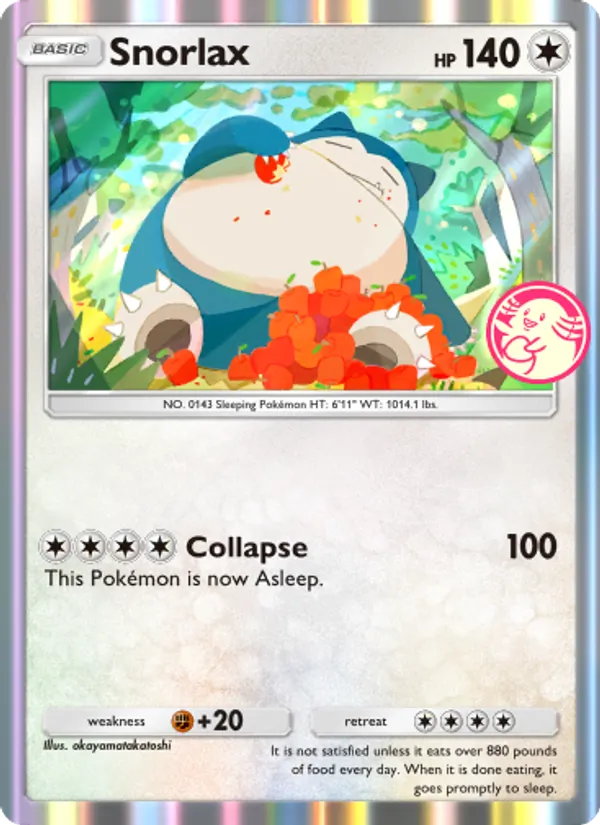 Snorlax — Promos-A #049 (Pokémon TCG card)