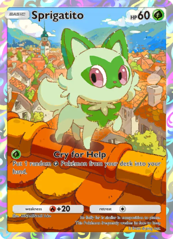 Sprigatito — Promos-A #052 (Pokémon TCG card)