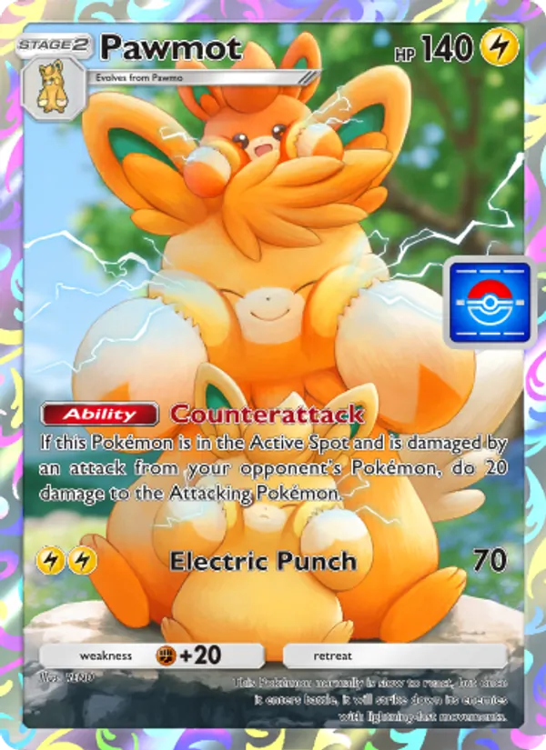 Pawmot — Promos-A #054 (Pokémon TCG card)