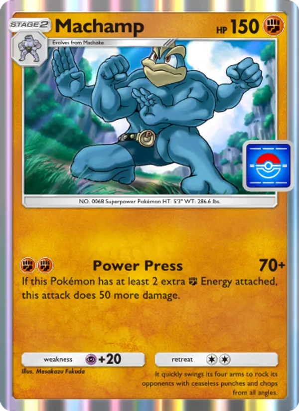 Machamp — Promos-A #055 (Pokémon TCG card)